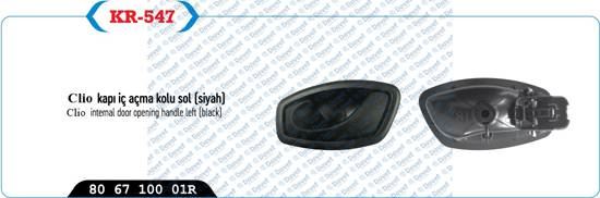 KAYA KR-547 Kapi Ic Acma Kolu Sol < Siyah > Fluence